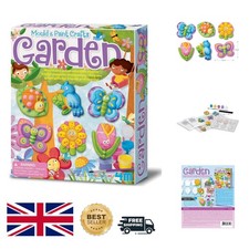 Garden Mould and Paint Set with Glow Paints - 6 Designs for Kids Aged 5-14