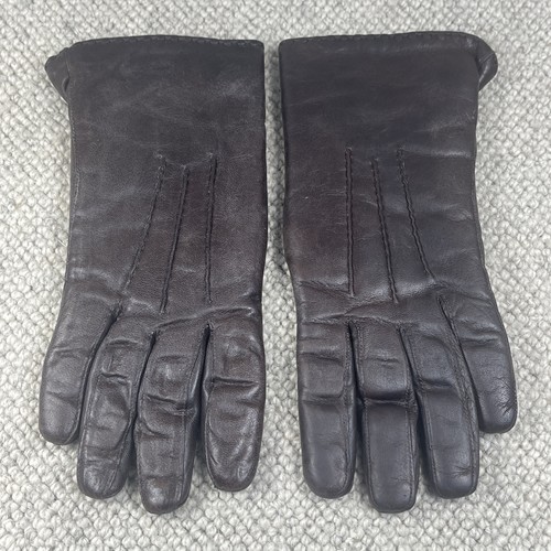 Brown soft leather - leather, gloves