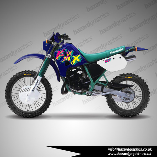Kawasaki kmx 125 200 graphics - kawasaki,