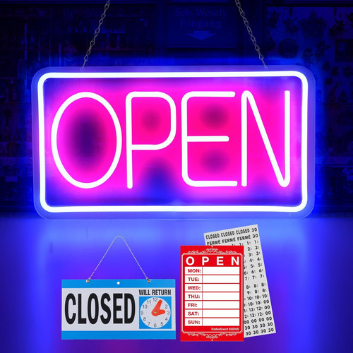 Led neon open - neon, for