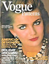  VINTAGE VOGUE PATTERNS  WINTER 1983 PAULINA PORIZKOVA ISSEY MIYAKE TALISA SOTO