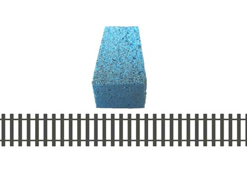 Track cleaner rubber rail - rubber,
