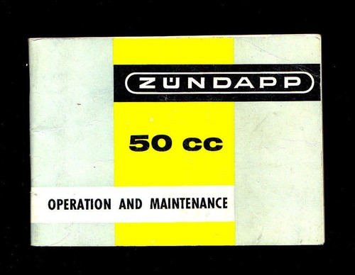 Zundapp 50cc moped motorcycle - moped,