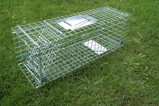 Humane folding LARGE  26"  Cat trap,keeping your pet unharmed,cat catching trap