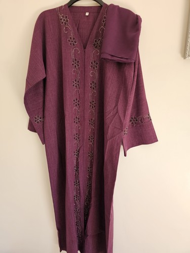 Stunning purple abaya from - purple,