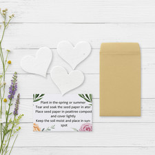 100 x Plantable Seed Paper