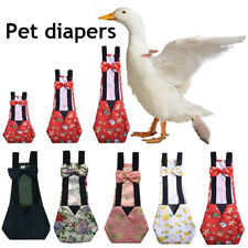 Pet Chicken Diaper Washable Animal Clothes Adjustable Diapers with Tie❥