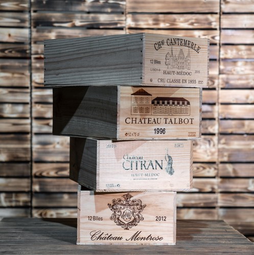 Bottle size wooden - 12,