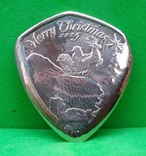 2025 Gibraltar CHRISTMAS 50p Fifty Pence Coin Plectrum Pick
