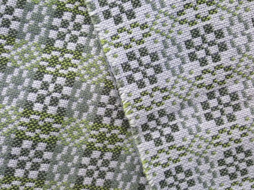 Welsh wool woven fabric - fabric, new