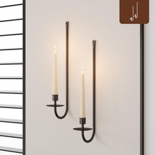 Metal Wall Candle Sconce