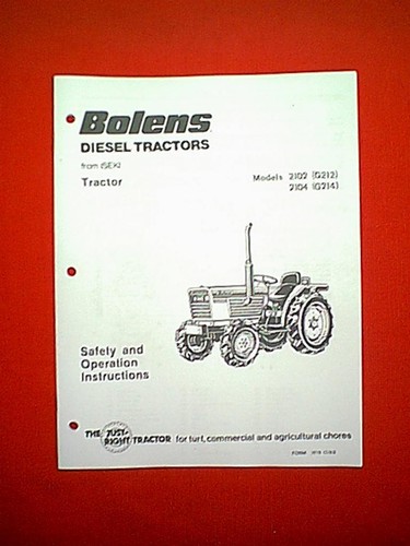 Bolens iseki diesel tractor - bolens,