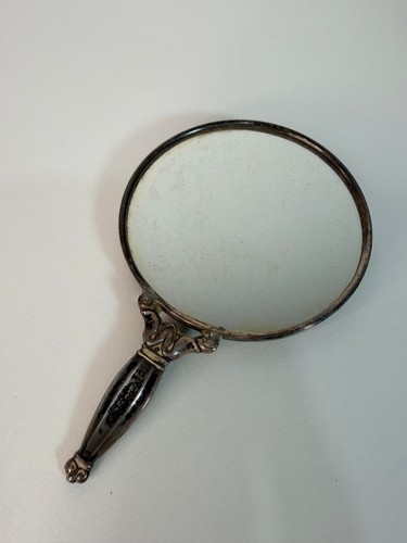 Vintage antique silver tone