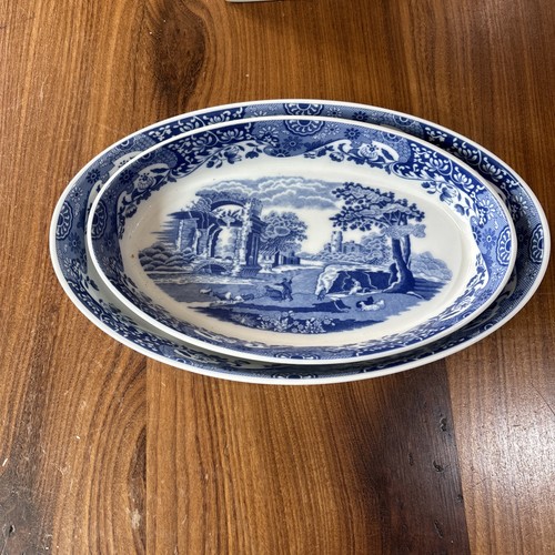 Spode blue italian 27cm - 27cm, and