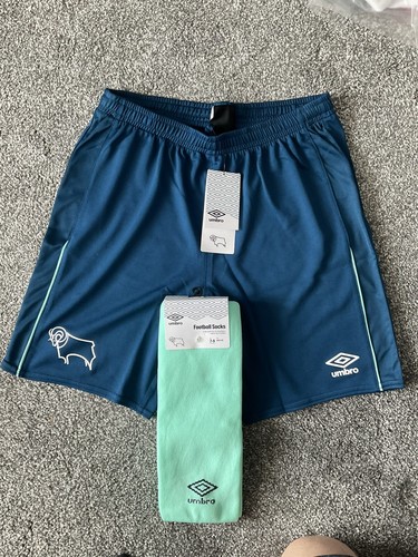 Derby county kids umbro shorts - county,