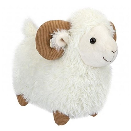 28cm sheep with horns soft - 28cm, toy