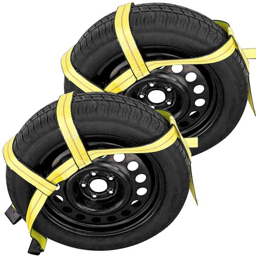 Tow dolly basket - straps, with