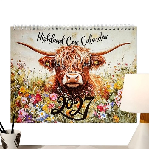 Highland cattle calendar - , 2027