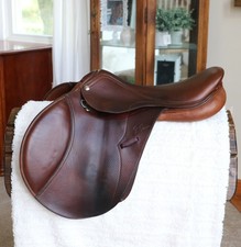 17" R Pessoa XCH Rodrigo English Hunter/Jumper Saddle Adjustable Tree