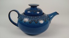 Denby Midnight Blue Stoneware Teapot Vintage