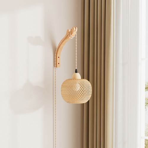 Wall sconce light bamboo - light,