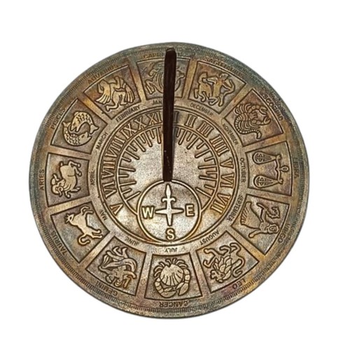 Decorative garden sundial - garden,