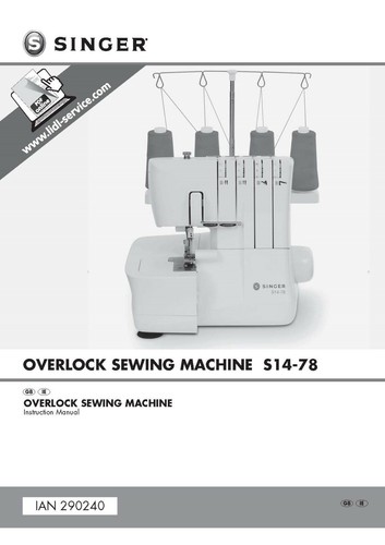 Singer model s14 overlock - singer, s14-78