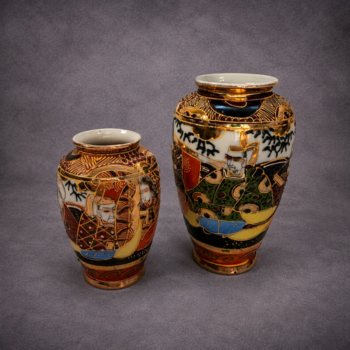 Vintage japanese satsuma - japanese, style