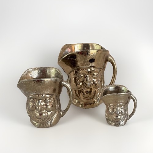 Vintage brass effect - vintage, jugs