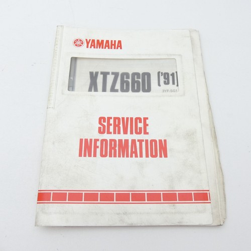 Yamaha xtz 660 tenere service - yamaha,