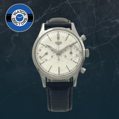 1960 heuer chronograph watch - heuer,