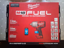 Milwaukee High Torque 1/2" Impact Wrench OneKey Fuel Brushless M18ONEFHIWF12-0X