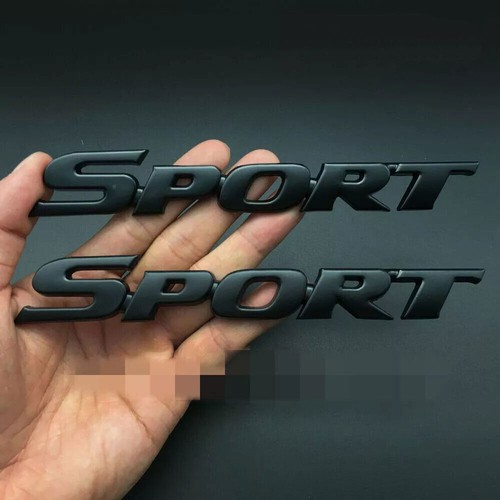 Set black metal sport - 2x/set,