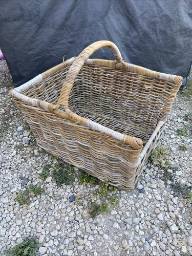 Large log wicker basket - large,