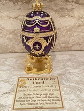 Designer Fabergé egg jewelry