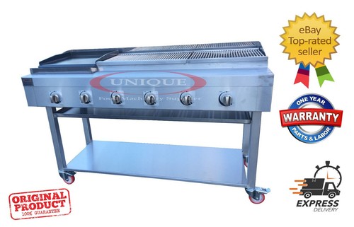 Burner gas charcoal bbq - ,