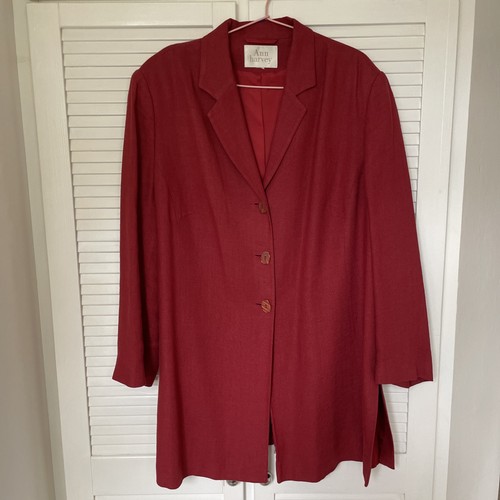 Red linen style - linen, ann