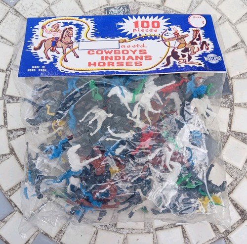 Vintage woolbro toy cowboys - vintage,