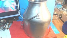 Vintage- DeLaval -stainless steel- milking- 5 gallon- bucket- pail- can -No Lid