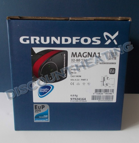 Grundfos magna1 - 32-80, (180)