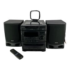 Aiwa NSX-V20 AM/FM Digital Audio Stereo Dual Cassette SX-NV20 Speakers & Remote