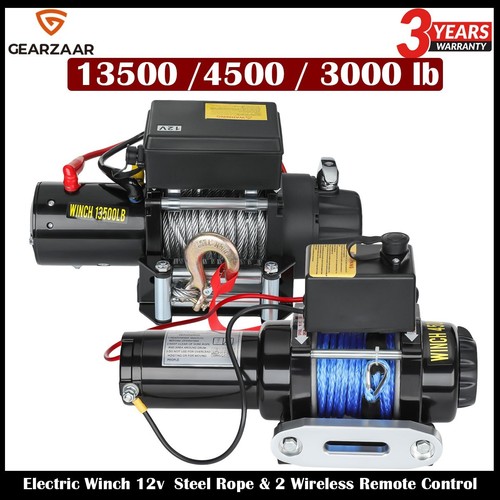 Electric winch 12v - winch, /4500