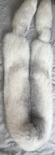 WHITE ARCTIC FOX FUR + CHINCHILLA STOLE XXL