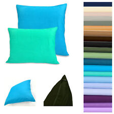 Pillow Cover Soft Fine 100% Cotton bed Cushion Case Throw Rectangle Custom Size