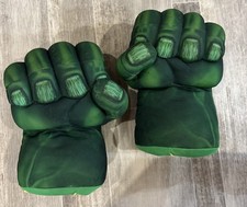 Incredible Hulk Smash Hands Fist Gloves NO SOUND Marvel Avengers 2008 HALLOWEEN