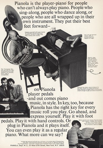 1966 pianola player piano - 1966,