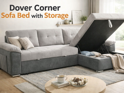 Dover seater sofa bed with - 3,