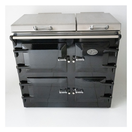 Everhot 100 cooker black - everhot, cooker-black-