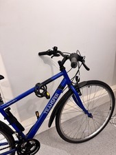 Apollo Transfer Hybrid Bike 18" M Shimano 18-Speed, Disc Rack, USB Lights