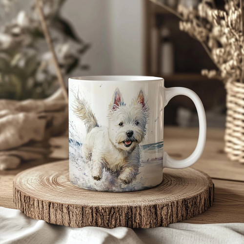 West highland terrier beach - terrier,
